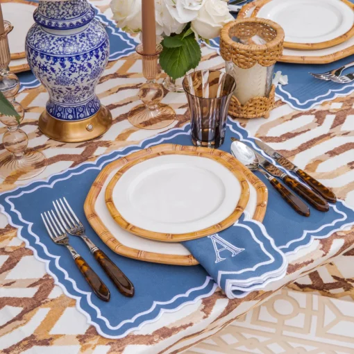 Starter Plates | Crockery Sets<Mrs. Alice Geometric Bamboo Starter Plate (set of 4)