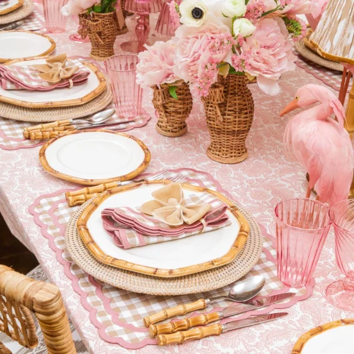 Starter Plates | Crockery Sets<Mrs. Alice Geometric Bamboo Starter Plate (set of 4)