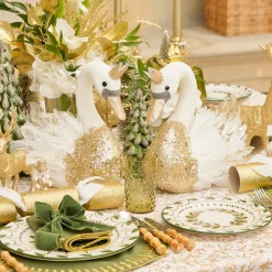 Christmas Decorations<Mrs. Alice Giselle Glitter Swan (Pair)
