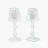 Summer Glassware | Summer Candleware<Mrs. Alice Glass Lantern Tea Light Holder (Pair) - 18cm