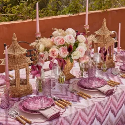 Summer Glassware | Summer Candleware<Mrs. Alice Glass Lantern Tea Light Holder (Pair) - 18cm