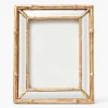 For Her | For The Millenial<Mrs. Alice Gold Bamboo Mirror Photo Frame - 5"x 7"
