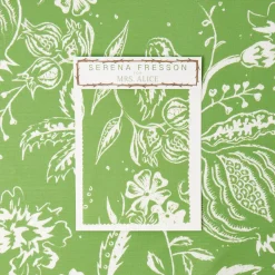 Serena Fresson Fabrics<Mrs. Alice Green Chelsea Square Fabric