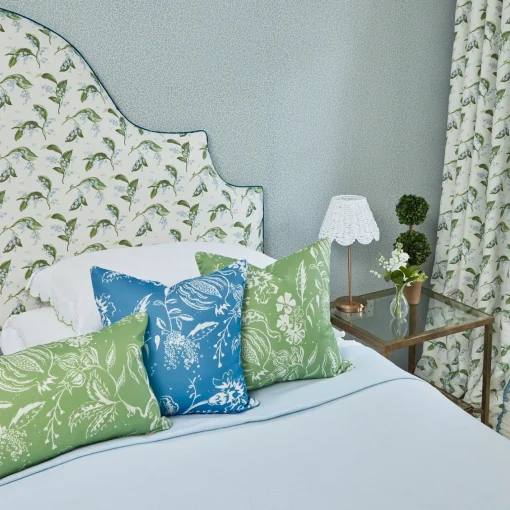 Serena Fresson Fabrics<Mrs. Alice Green Chelsea Square Fabric