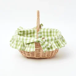 Spring Decorations<Mrs. Alice Green Gingham Basket