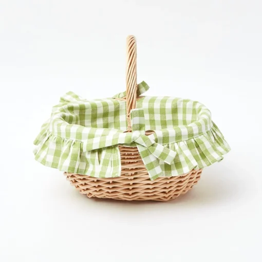 Spring Decorations<Mrs. Alice Green Gingham Basket