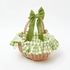 Spring Decorations<Mrs. Alice Green Gingham Basket