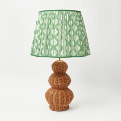 Lampshades<Mrs. Alice Green Ikat Scalloped Lampshade (40cm)
