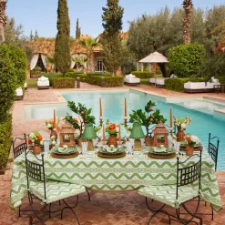 Summer Table Linen | Tablecloths<Mrs. Alice Green Ikat Tablecloth