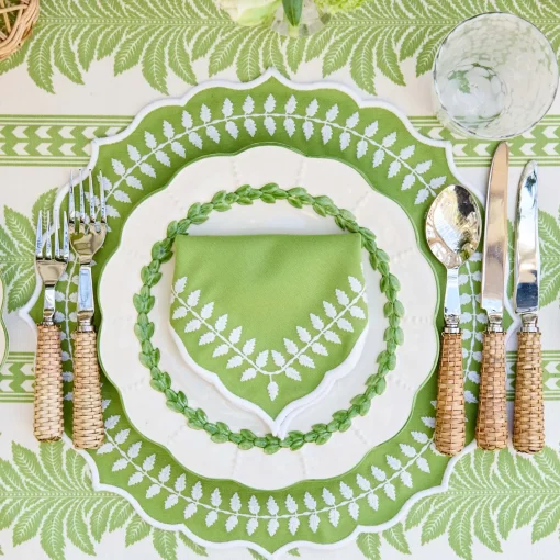 Placemats<Mrs. Alice Green Laurel Placemats (Set of 4)