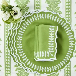 Placemats<Mrs. Alice Green Laurel Placemats (Set of 4)