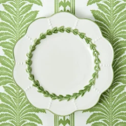 Starter Plates | Crockery Sets<Mrs. Alice Green Laurel Starter Plates (Set of 4)