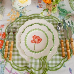 Summer Crockery | Starter Plates<Mrs. Alice Green Laurel Tulip Starter Plate