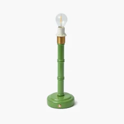 Rechargeable Table Lamps<Mrs. Alice Green Leonora Lacquer Rechargeable Lamp with Olive Lotus Shade (18cm)