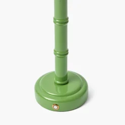 Rechargeable Table Lamps<Mrs. Alice Green Leonora Lacquer Rechargeable Lamp with Olive Lotus Shade (18cm)