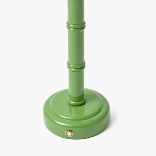 Rechargeable Table Lamps<Mrs. Alice Green Leonora Lacquer Rechargeable Lamp with Olive Lotus Shade (18cm)