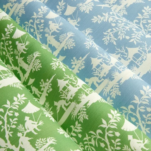 Serena Fresson Fabrics<Mrs. Alice Green Pagoda Garden Fabric