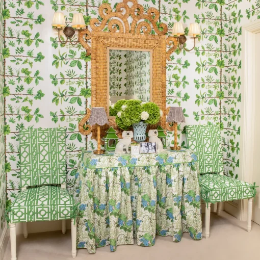Serena Fresson Fabrics<Mrs. Alice Green Pavilion Fabric