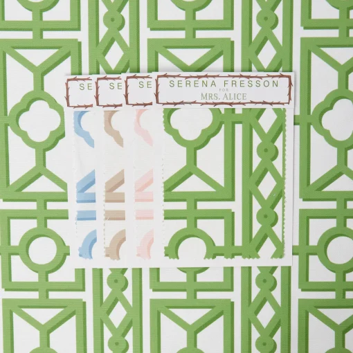 Serena Fresson Fabrics<Mrs. Alice Green Pavilion Fabric