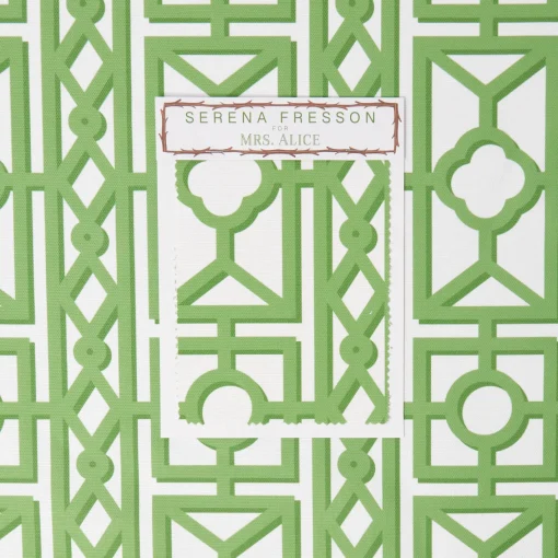Serena Fresson Fabrics<Mrs. Alice Green Pavilion Fabric
