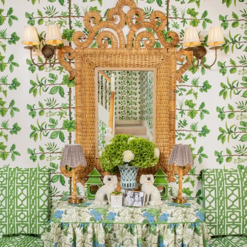 Serena Fresson Fabrics<Mrs. Alice Green Pavilion Fabric