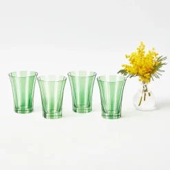 Summer Glassware | Glasses<Mrs. Alice Green Positano Glasses (Set of 4)