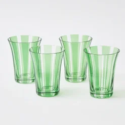 Summer Glassware | Glasses<Mrs. Alice Green Positano Glasses (Set of 4)