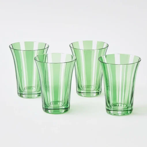 Summer Glassware | Glasses<Mrs. Alice Green Positano Glasses (Set of 4)