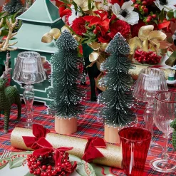 Christmas Decorations<Mrs. Alice Green Swirl Tree (Set of 3)