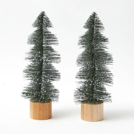 Christmas Decorations<Mrs. Alice Green Swirl Tree (Set of 3)