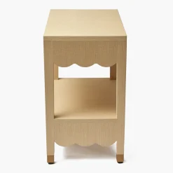 Furniture<Mrs. Alice Gwendolyn Grasscloth Console Table