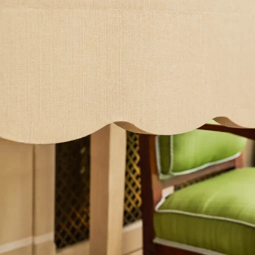 Furniture<Mrs. Alice Gwendolyn Grasscloth Console Table