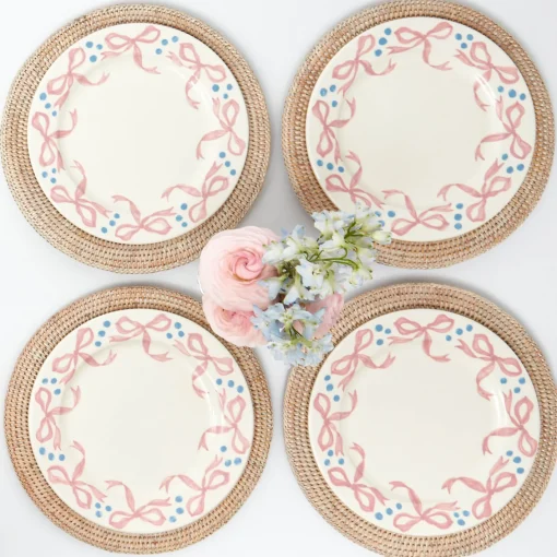 Dinner Plates | Crockery Sets<Mrs. Alice Harley's Bow Dinner Plates (Set of 4)