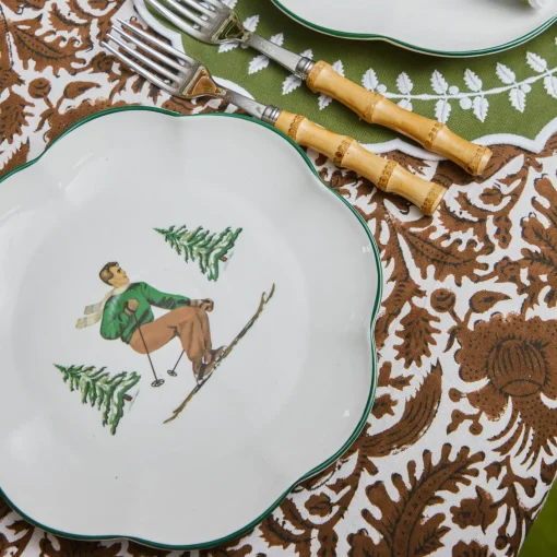Crockery Sets<Mrs. Alice Heidi & Hans Skier Dinner & Starter Plates (Set of 8)