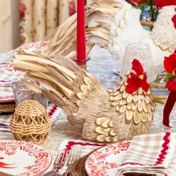 Spring Decorations<Mrs. Alice Henrietta the Brown Hen (Pair) - 21cm