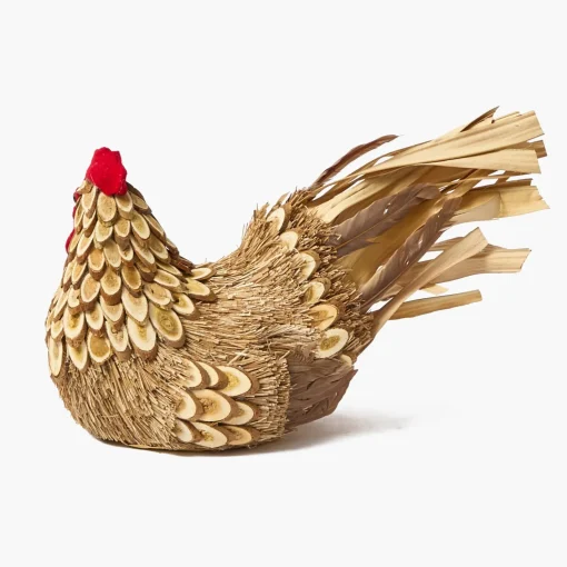Spring Decorations<Mrs. Alice Henrietta the Brown Hen (Pair) - 21cm
