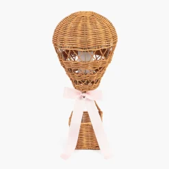 Rechargeable Table Lamps | Lamp Stands<Mrs. Alice Hot Air Balloon Rechargeable Lamp with Pink Bow