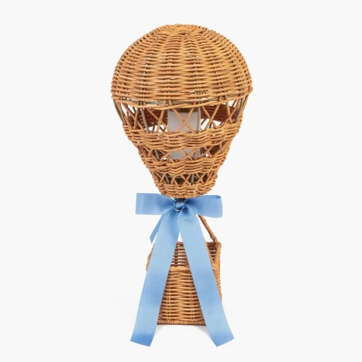 Rechargeable Table Lamps | Lamp Stands<Mrs. Alice Hot Air Balloon Rechargeable Lamp with Blue Bow