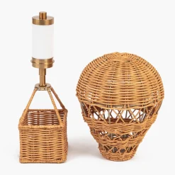 Rechargeable Table Lamps | Lamp Stands<Mrs. Alice Hot Air Balloon Rechargeable Lamp with Pink Bow