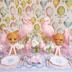 Rechargeable Table Lamps | Lamp Stands<Mrs. Alice Hot Air Balloon Rechargeable Lamp with Pink Bow