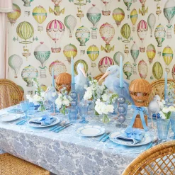 Rechargeable Table Lamps | Lamp Stands<Mrs. Alice Hot Air Balloon Rechargeable Lamp with Blue Bow