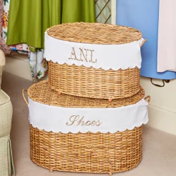 For The Hostess | For The Rattan Lover<Mrs. Alice Isabella Rattan Basket (Medium)