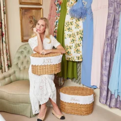 For The Hostess | For The Rattan Lover<Mrs. Alice Isabella Rattan Basket (Medium)