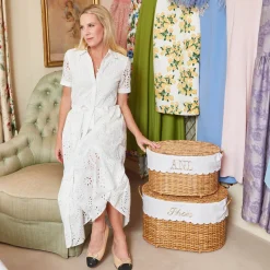 For The Hostess | For The Rattan Lover<Mrs. Alice Isabella Rattan Basket (Medium)