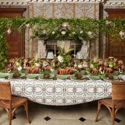 Table Linen Sets | Mrs. Alice Monogram<Mrs. Alice Isabella Taupe & Chocolate Placemats & Napkins (Set of 4)