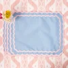 Placemats<Mrs. Alice Isla Blue & Pink Placemats (Set of 4)
