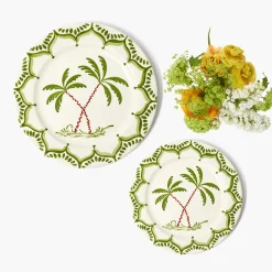 Summer Crockery | Starter Plates<Mrs. Alice Jardin de Palmier Starter Plate