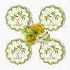 Summer Crockery | Starter Plates<Mrs. Alice Jardin de Palmier Starter Plates (Set of 4)