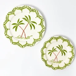 Summer Crockery | Starter Plates<Mrs. Alice Jardin de Palmier Starter Plates (Set of 4)