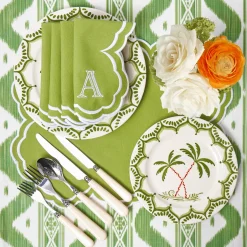 Summer Crockery | Starter Plates<Mrs. Alice Jardin de Palmier Starter Plates (Set of 4)